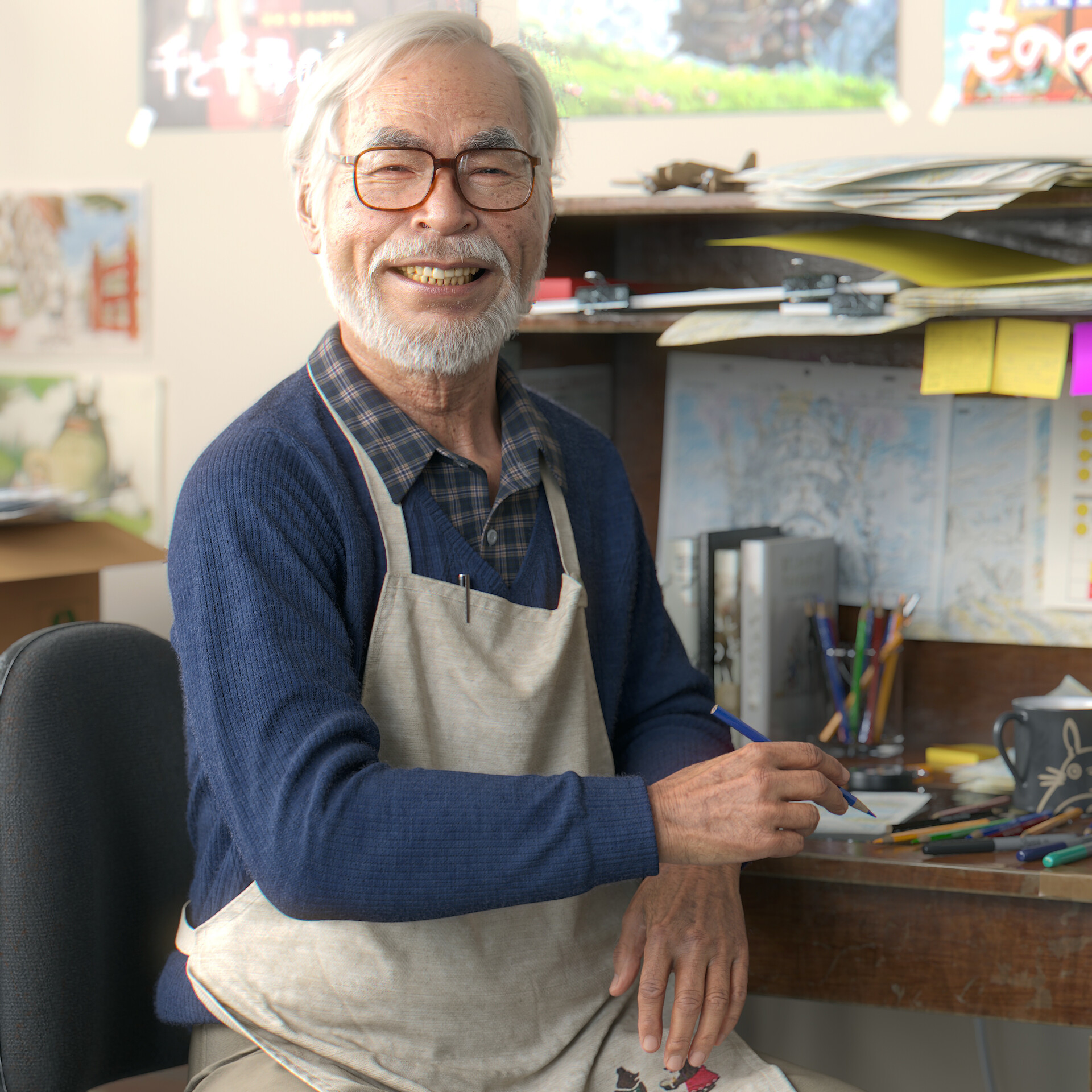Picture of Hayao Miyazaki 